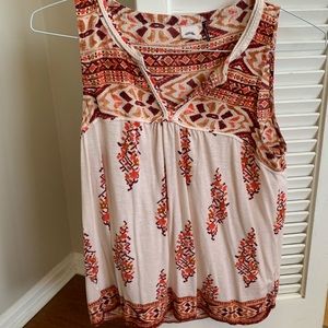 Anthro sleeveless top